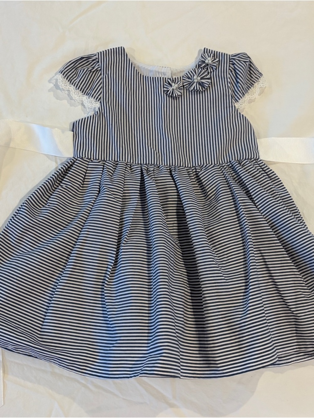 Rare Editions Girl’s Striped Formal Dress Size 24M
